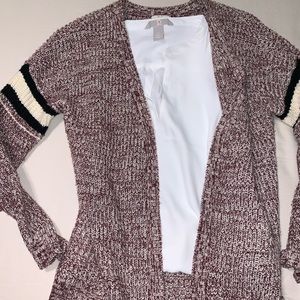 Varsity style cardigan